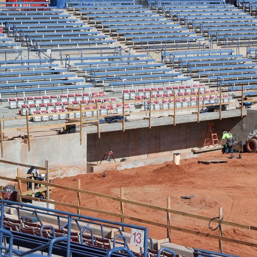 stadium in construction