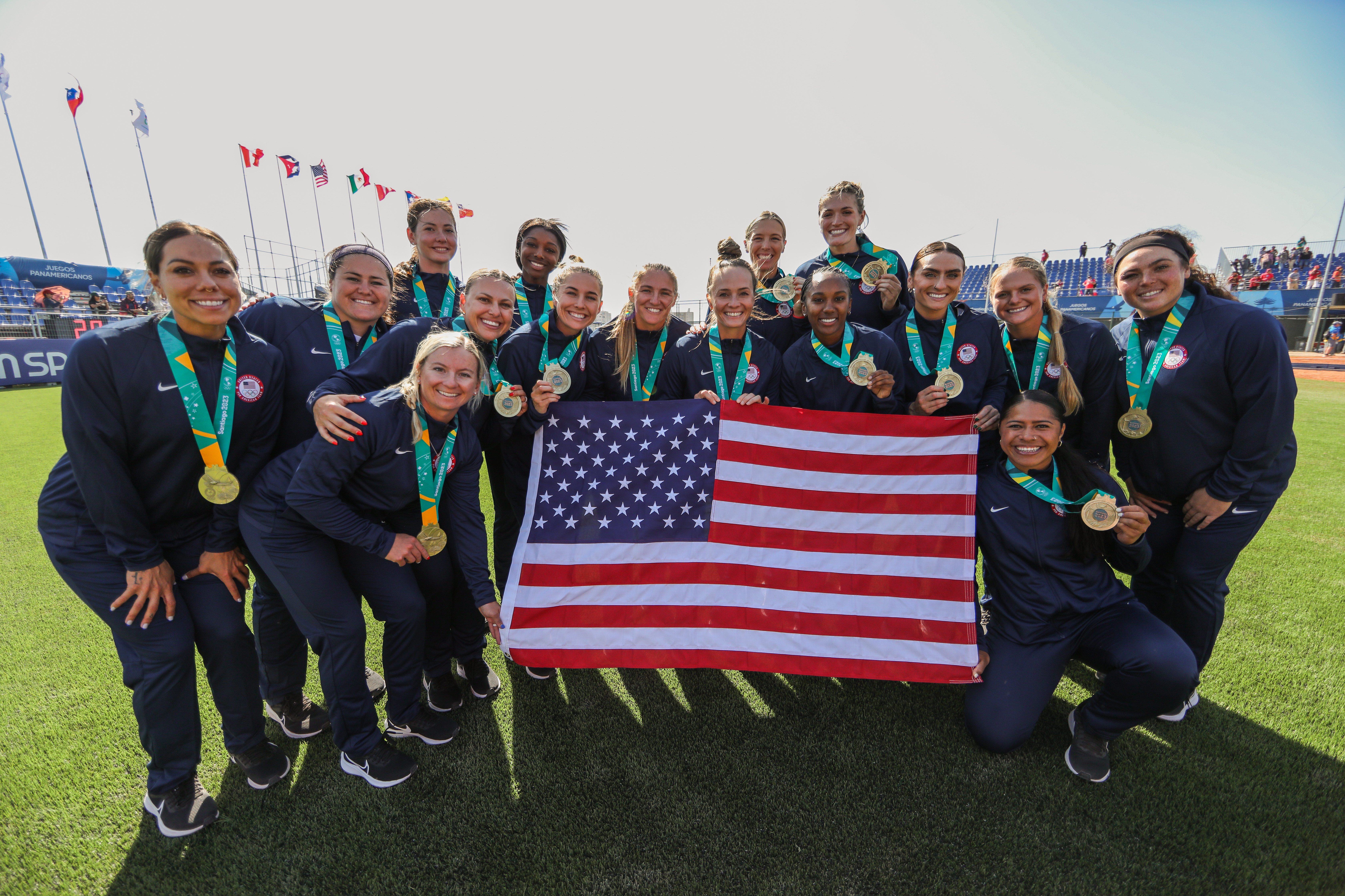 Team USA claims 10th Pan American Games gold medal with undefeated record sealed by 7-0 run-rule victory over Puerto Rico featured image