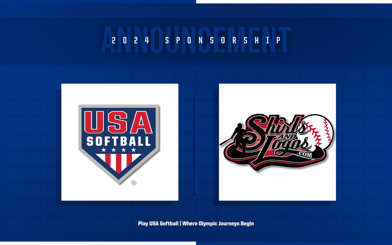 ShirtsandLogos Official Uniform Provider for the USA Softball Slow Pitch National Teams