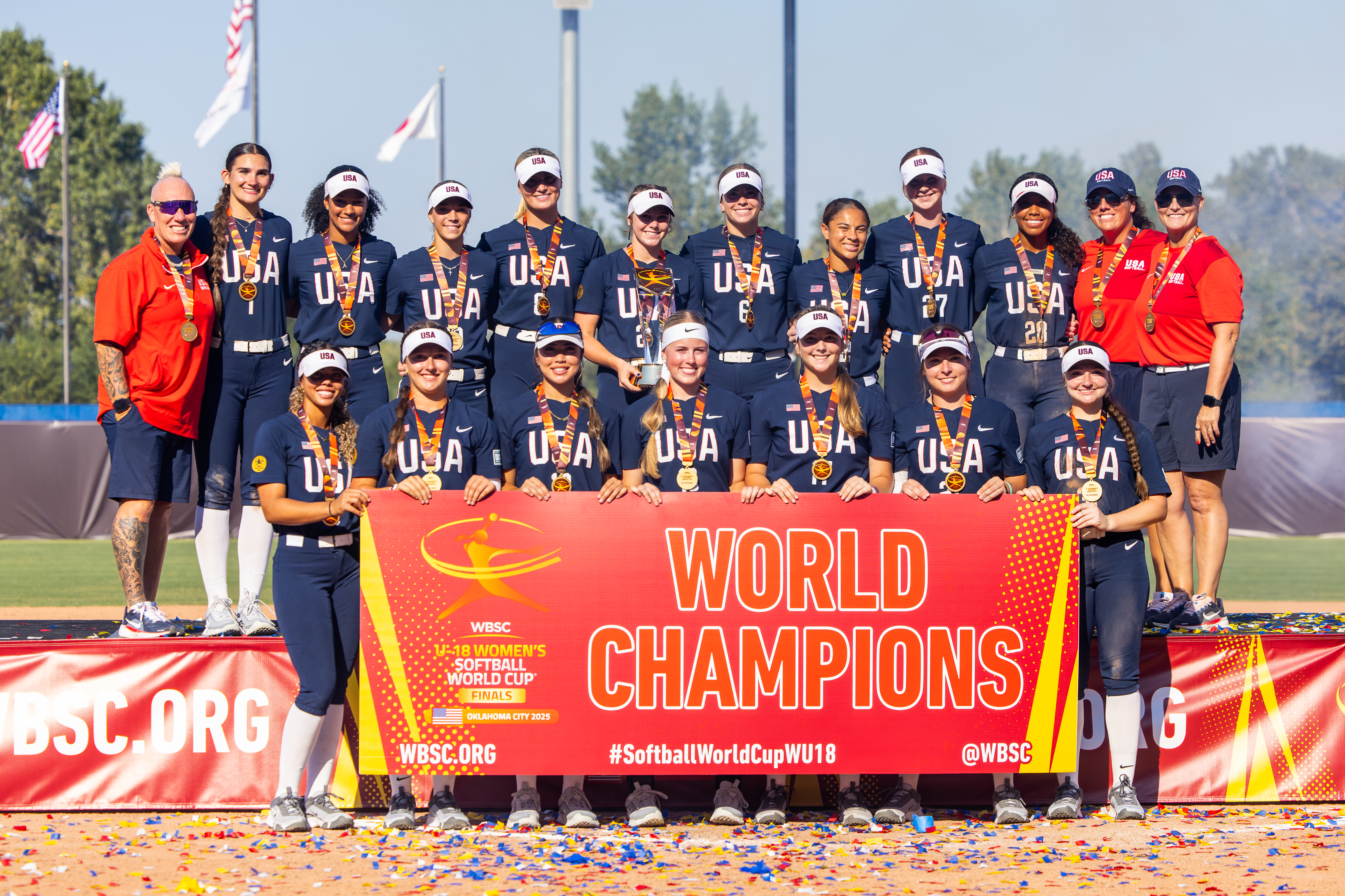 Team USA clinches gold at 2025 WBSC U-18 Women’s World Cup with 7-2 win over Japan featured image